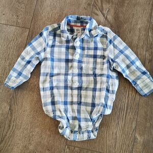 3/$15 Oshkosh B'gosh plaid shirt 3-6 m